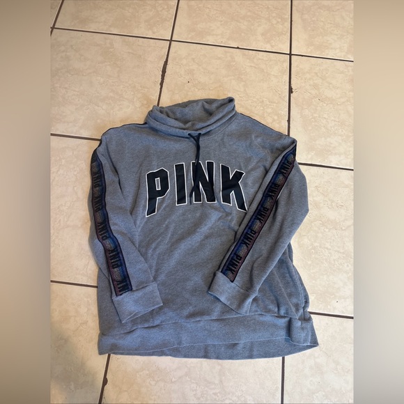 Victoria's Secret Sweaters - Pink Victoria secret cowl neck sweater size large color gray
